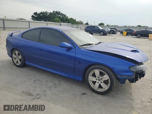 2004 Pontiac GTO with VIN 6G2VX12G84L287388, listed as a Copart auction lot 53463805 with 163,599 mi miles and Salvage Title. Bid and sale history available at carsss.com. Image 4.