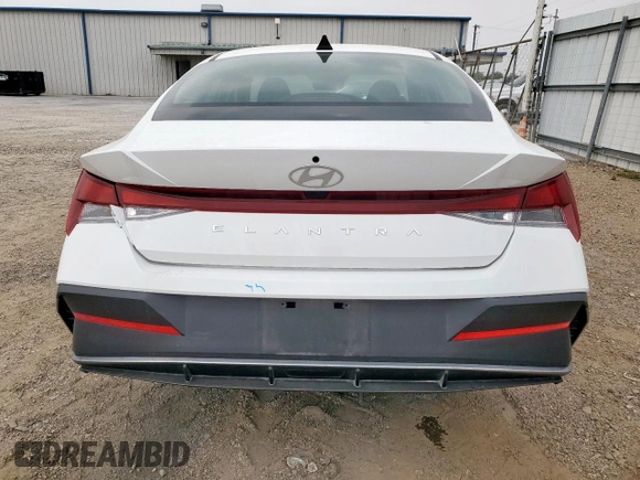 2024 Hyundai Elantra SE с VIN KMHLL4DG9RU851475, выставлен на аукционе Copart как лот 57286505 с пробегом 13 332 миль миль и Списание • Salvage title. История ставок и продаж доступна на DreamBid. Изображение 6.