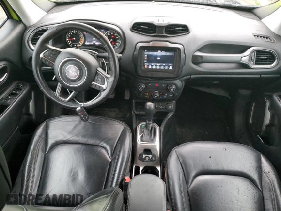 2018 Jeep Renegade Limited with VIN ZACCJADB1JPG74634, listed as a Copart auction lot 55216705 with 71,400 mi miles and Salvage title. Bid and sale history available at DreamBid. Image 8.
