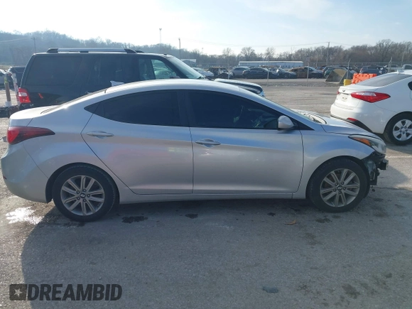2016 Hyundai Elantra SE with VIN 5NPDH4AE0GH654960, listed as a IAAI auction lot 41089501 with 136,612 mi miles. Bid and sale history available at carsss.com. Image 14.