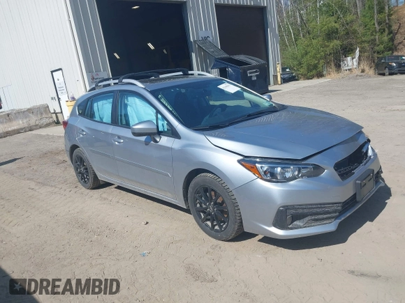 2022 Subaru Impreza Premium with VIN 4S3GTAD63N3724104, listed as a IAAI auction lot 42109651 with 22,534 mi miles and . Bid and sale history available at DreamBid. Image 1.