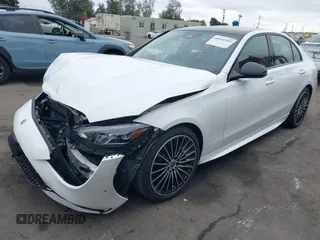 2024 Mercedes-Benz C 300 with VIN W1KAF4GB1RR225575, listed as a IAAI auction lot 40966585 with 3,538 mi miles and . Bid and sale history available at DreamBid. Image 16.