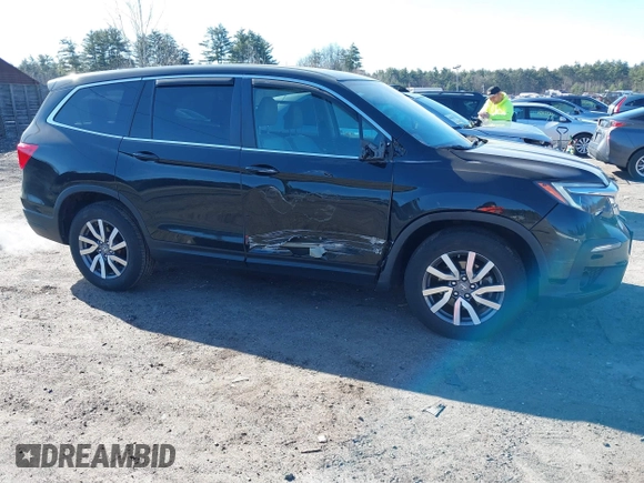 2019 Honda Pilot EX-L with VIN 5FNYF6H53KB007940, listed as a IAAI auction lot 38969204 with 52,677 mi miles. Bid and sale history available at carsss.com. Image 13.