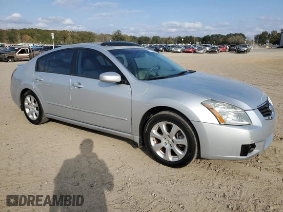 2007 Nissan Maxima 3.5 SE with VIN 1N4BA41E97C860002, listed as a Copart auction lot 78875834 with 157,378 mi miles and Clean Title. Bid and sale history available at carsss.com. Image 4.