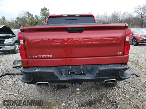 2022 Chevrolet Silverado 1500 LT Trail Boss with VIN 1GCPYFED7NZ131449, listed as a Copart auction lot 46093925 with 62,571 mi miles and Salvage Title. Bid and sale history available at DreamBid. Image 6.