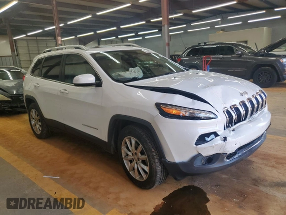 2017 Jeep Cherokee Limited with VIN 1C4PJMDS2HW544202, listed as a Copart auction lot 59942135 with 36,140 mi miles and Salvage title. Bid and sale history available at DreamBid. Image 4.