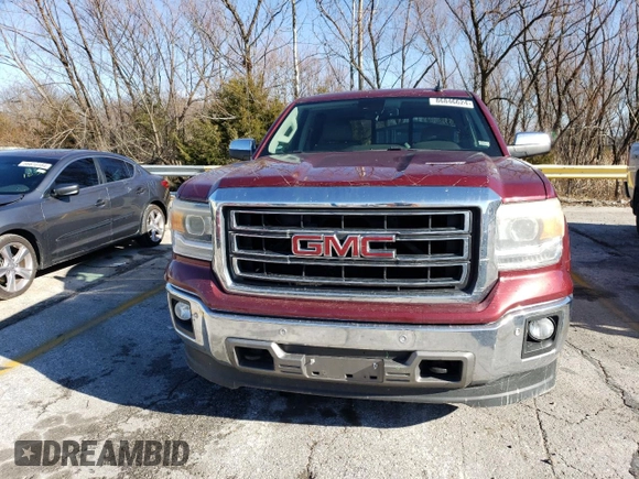 2015 GMC Sierra 1500 SLT with VIN 3GTU2VEJ6FG395459, listed as a Copart auction lot 86846624 with 177,064 mi miles and Salvage Title. Bid and sale history available at DreamBid. Image 5.