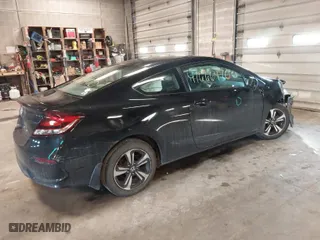 2015 Honda Civic Coupe EX with VIN 2HGFG3B89FH510041, listed as a IAAI auction lot 41666470 with 129,196 mi miles. Bid and sale history available at carsss.com. Image 4.