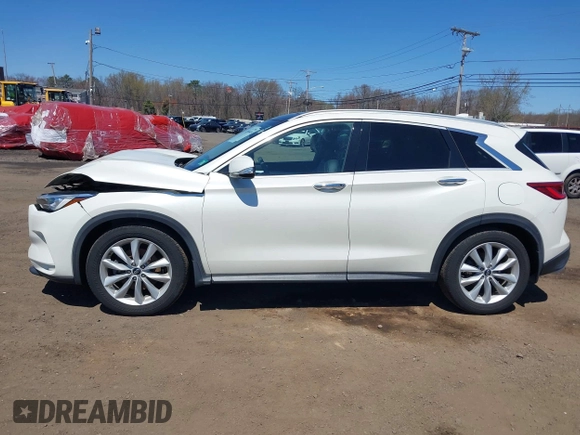 2019 Infiniti QX50 Essential with VIN 3PCAJ5M30KF113891, listed as a IAAI auction lot 42006449 with 49,138 mi miles and . Bid and sale history available at DreamBid. Image 14.