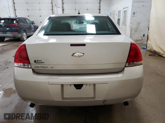 2012 Chevrolet Impala LT Fleet with VIN 2G1WG5E37C1323050, listed as a Copart auction lot 52934665 with 187,948 mi miles and Clean Title. Bid and sale history available at DreamBid. Image 6.