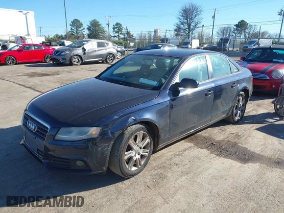 2011 Audi A4 2.0T Premium with VIN WAUBFAFLXBN016627, listed as a IAAI auction lot 41706038 with 115,926 mi miles. Bid and sale history available at carsss.com. Image 2.
