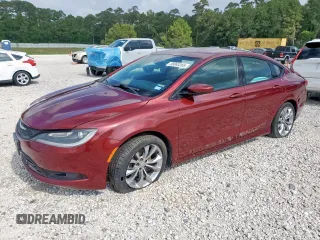 2015 Chrysler 200 S z VIN 1C3CCCBB7FN590895, wystawiony jako Copart lot #58063265 z przebiegiem 115 611 mil mil oraz Szkoda całkowita • Salvage title. Historia ofert i sprzedaży dostępna na DreamBid. Obrazek 1.