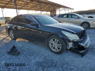 2011 Infiniti G25 Journey with VIN JN1DV6AP0BM830865, listed as a Copart auction lot 85057724 with 123,020 mi miles and Salvage Title. Bid and sale history available at DreamBid. Image 4.