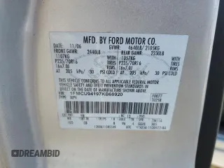 2007 Ford Escape Limited with VIN 1FMCU94197KB68920, listed as a Copart auction lot 41742965 with 112,279 mi miles and Clean Title. Bid and sale history available at carsss.com. Image 13.
