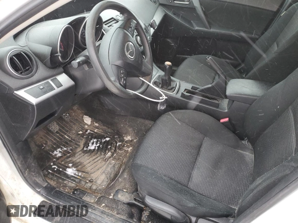 2013 Mazda 3 GX with VIN JM1BL1KF5D1803779, listed as a Copart auction lot 42116345 with 252,558 mi miles and Salvage Title. Bid and sale history available at carsss.com. Image 7.