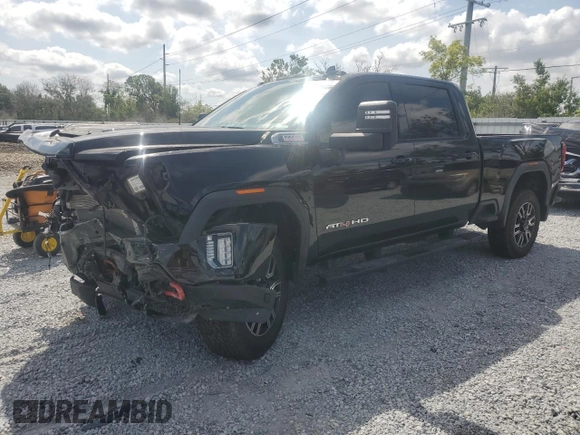 2020 GMC Sierra 2500HD AT4 z VIN 1GT49PEY0LF116721, wystawiony jako Copart lot #55970715 z przebiegiem 45 597 mil mil oraz Szkoda całkowita • Salvage title. Historia ofert i sprzedaży dostępna na DreamBid. Obrazek 1.