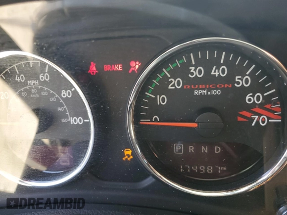 2017 Jeep Wrangler Unlimited Rubicon Recon with VIN 1C4BJWFG9HL586169, listed as a Copart auction lot 80454624 with 174,987 mi miles and Salvage title. Bid and sale history available at DreamBid. Image 9.
