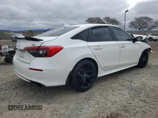 2024 Honda Civic Si with VIN 2HGFE1E52RH472071, listed as a Copart auction lot 50927025 with 19,962 mi miles and Salvage title. Bid and sale history available at DreamBid. Image 3.