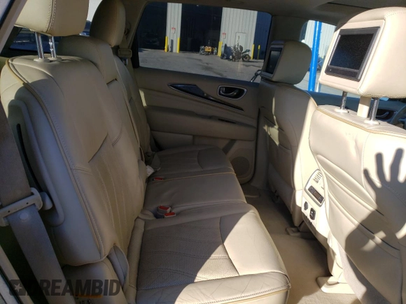 2013 Infiniti JX35 with VIN 5N1AL0MN2DC301547, listed as a Copart auction lot 75931014 with 134,695 mi miles and Salvage Title. Bid and sale history available at carsss.com. Image 11.
