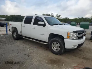 2007 Chevrolet Silverado 1500 LTZ with VIN 2GCEK13M971550199, listed as a Copart auction lot 54595125 with 191,771 mi miles and Salvage Title. Bid and sale history available at carsss.com. Image 4.