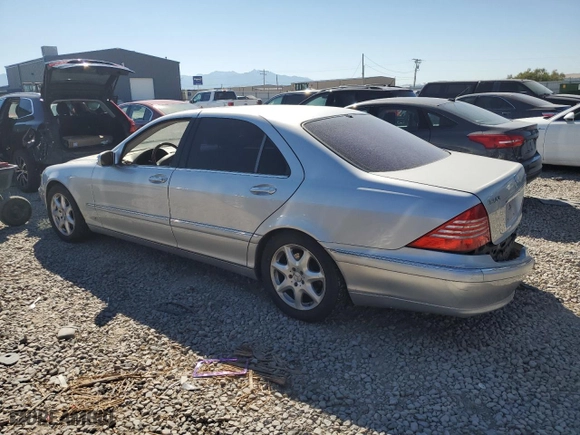 2006 Mercedes-Benz S-Class 5.0L with VIN WDBNG84J36A465246, listed as a Copart auction lot 68809814 with 0 mi miles and Salvage Title. Bid and sale history available at carsss.com. Image 2.