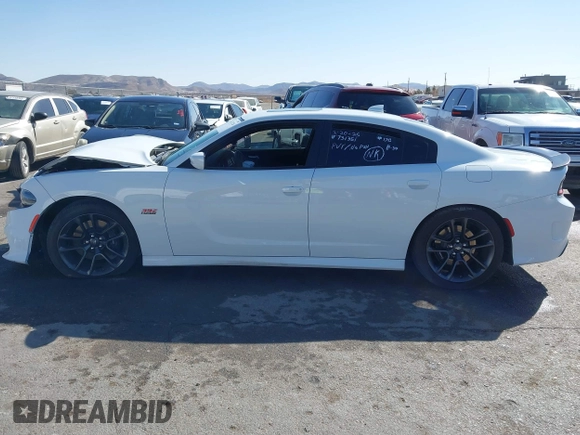 2021 Dodge Charger Scat Pack Widebody with VIN 2C3CDXGJ2MH598378, listed as a IAAI auction lot 41673126 with 41,297 mi miles. Bid and sale history available at carsss.com. Image 14.