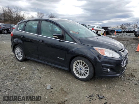 2013 Ford C-Max SEL with VIN 1FADP5BU3DL527373, listed as a Copart auction lot 47701035 with 95,845 mi miles and Salvage Title. Bid and sale history available at carsss.com. Image 4.