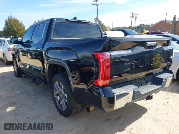 2022 Toyota Tundra 2WD 1794 Edition with VIN 5TFMA5AB0NX012756, listed as a IAAI auction lot 41595360 with 81,206 mi miles. Bid and sale history available at carsss.com. Image 3.