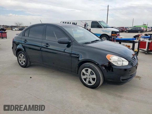 2008 Hyundai Accent GLS with VIN KMHCN46C38U267446, listed as a Copart auction lot 48817745 with 131,296 mi miles and Salvage Title. Bid and sale history available at carsss.com. Image 4.