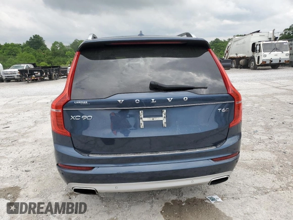 2018 Volvo XC90 Momentum with VIN YV4A22PK7J1321625, listed as a Copart auction lot 59296315 with 82,160 mi miles and Salvage title. Bid and sale history available at DreamBid. Image 6.