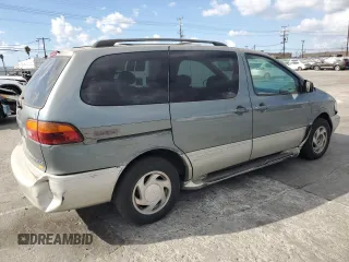 1999 Toyota Sienna LE with VIN 4T3ZF13C6XU128055, listed as a Copart auction lot 81100934 with 0 mi miles and Salvage Title. Bid and sale history available at carsss.com. Image 3.