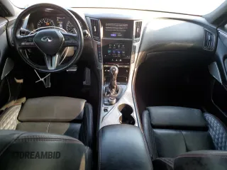 2018 Infiniti Q50 RED SPORT 400 with VIN JN1FV7AR0JM481270, listed as a Copart auction lot 53777515 with 42,555 mi miles and Clean Title. Bid and sale history available at carsss.com. Image 8.