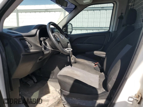 2018 Ram ProMaster City Cargo Tradesman with VIN ZFBERFAB7J6H82008, listed as a Copart auction lot 52996345 with 71,391 mi miles and Salvage Title. Bid and sale history available at DreamBid. Image 7.
