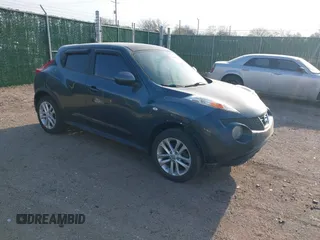2012 Nissan Juke S with VIN JN8AF5MRXCT116659, listed as a IAAI auction lot 41890868 with 106,522 mi miles. Bid and sale history available at carsss.com. Image 1.