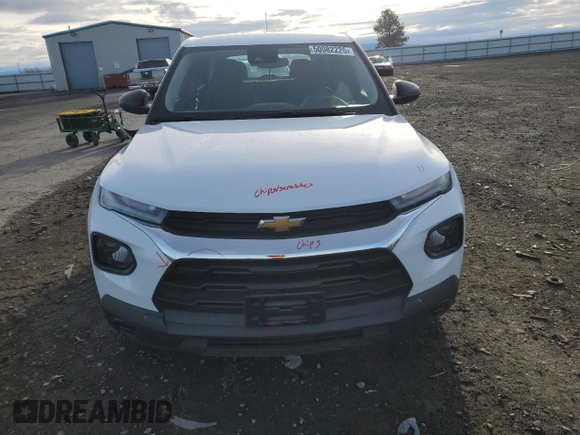 2021 Chevrolet TrailBlazer LS with VIN KL79MMS23MB036063, listed as a Copart auction lot 50082225 with 34,156 mi miles and Salvage Title. Bid and sale history available at carsss.com. Image 5.