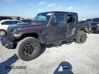 2022 Jeep Gladiator Rubicon с VIN 1C6JJTBMXNL137964, выставлен на аукционе Copart как лот 43374555 с пробегом 71 326 миль миль и Списание • Salvage title. История ставок и продаж доступна на DreamBid. Изображение 1.