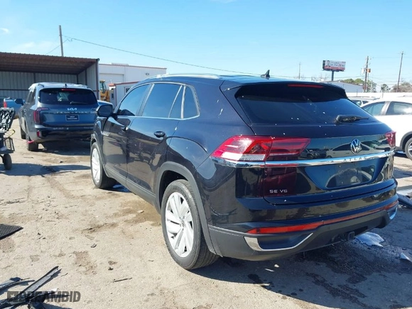 2023 Volkswagen Atlas Cross Sport 3.6L V6 SE w/Technology with VIN 1V2WE2CA4PC205727, listed as a IAAI auction lot 41380922 with 74,482 mi miles. Bid and sale history available at carsss.com. Image 3.