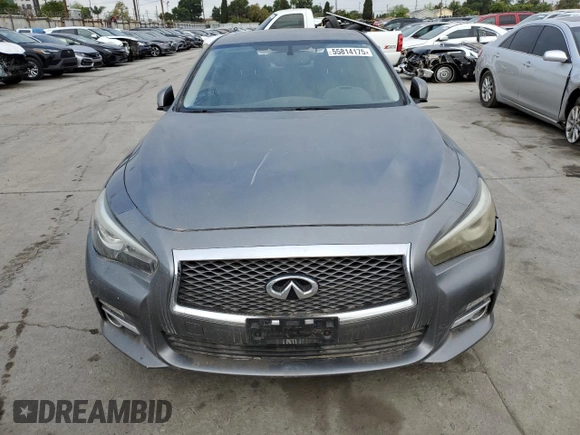 2016 Infiniti Q50 Premium with VIN JN1EV7AP0GM300476, listed as a Copart auction lot 55814175 with 116,025 mi miles and Salvage Title. Bid and sale history available at carsss.com. Image 5.