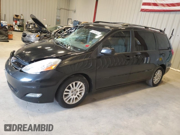 2008 Toyota Sienna XLE with VIN 5TDZK22C18S185799, listed as a Copart auction lot 53516245 with 159,634 mi miles and Non Repairable. Bid and sale history available at DreamBid. Image 1.