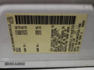 2020 Nissan Maxima SR z VIN 1N4AA6EV5LC374850, wystawiony jako Copart lot #55486855 z przebiegiem 127 967 mil mil oraz Szkoda całkowita • Salvage title. Historia ofert i sprzedaży dostępna na DreamBid. Obrazek 13.