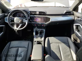 2020 Audi Q3 S line Premium with VIN WA1DECF38L1044231, listed as a Copart auction lot 74263564 with 28,011 mi miles and Clean Title. Bid and sale history available at carsss.com. Image 8.