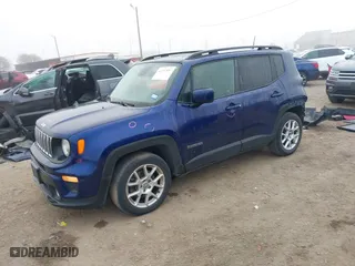 2020 Jeep Renegade Latitude with VIN ZACNJABB0LPK93708, listed as a IAAI auction lot 41157857 with 54,418 mi miles. Bid and sale history available at carsss.com. Image 18.