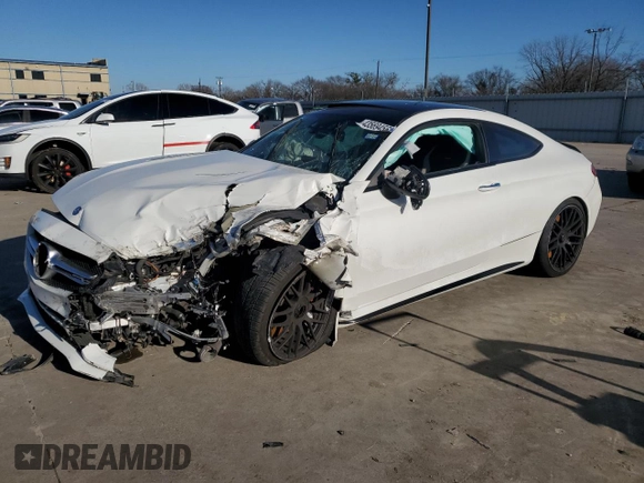 2017 Mercedes-Benz C 63 S AMG with VIN WDDWJ8HB2HF546597, listed as a Copart auction lot 43569455 with Not Provided miles and Salvage Title. Bid and sale history available at carsss.com. Image 1.