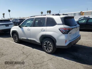 2025 Subaru Forester Premium with VIN JF2SLDBCXSH522476, listed as a Copart auction lot 57898805 with 1,999 mi miles and Salvage title. Bid and sale history available at DreamBid. Image 2.