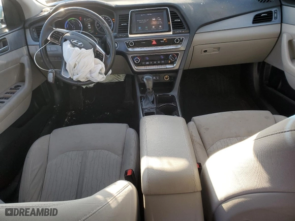 2019 Hyundai Sonata Hybrid SE with VIN KMHE24L33KA091125, listed as a Copart auction lot 41567625 with 148,197 mi miles and Salvage Title. Bid and sale history available at carsss.com. Image 8.