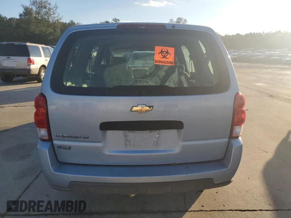2007 Chevrolet Uplander LS Fleet with VIN 1GNDV23W47D199868, listed as a Copart auction lot 79626724 with 196,297 mi miles and Salvage Title. Bid and sale history available at carsss.com. Image 6.