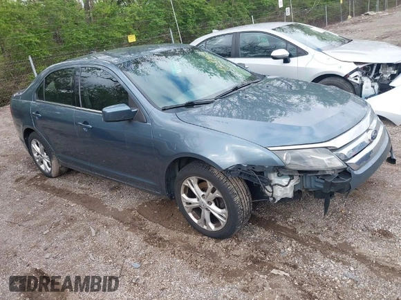 2012 Ford Fusion SE with VIN 3FAHP0HA1CR232712, listed as a IAAI auction lot 42097022 with 156,757 mi miles. Bid and sale history available at carsss.com. Image 1.