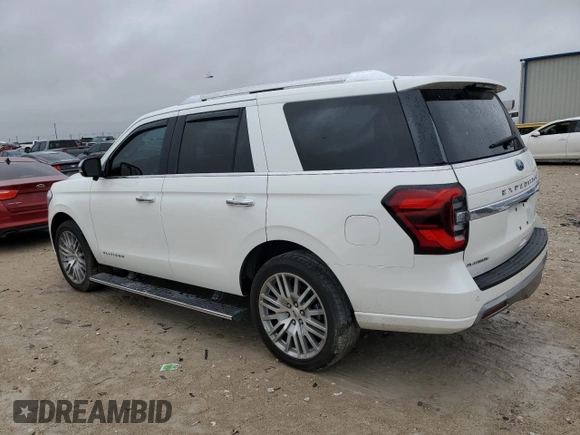 2023 Ford Expedition Platinum with VIN 1FMJU1M88PEA26014, listed as a Copart auction lot 72707624 with 23,830 mi miles and Salvage Title. Bid and sale history available at carsss.com. Image 2.