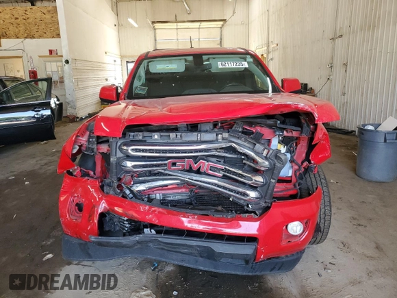2016 GMC Canyon 2WD SLE with VIN 1GTH5CE33G1340174, listed as a Copart auction lot 62117235 with 110,909 mi miles and Salvage title. Bid and sale history available at DreamBid. Image 5.