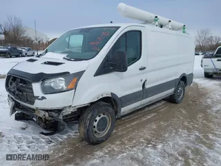 2015 Ford Transit Cargo Van with VIN 1FTNR1ZM7FKA35185, listed as a IAAI auction lot 41621539 with 198,015 mi miles. Bid and sale history available at carsss.com. Image 17.